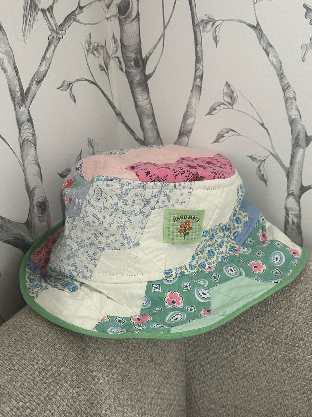 Upcycled Quilted bucket hat
